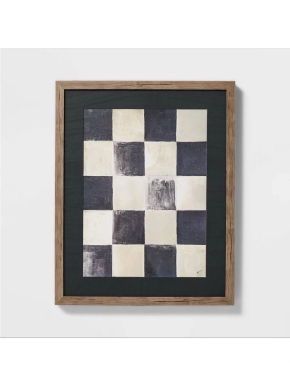Studio McGee 16” x 20” Checkerboard Framed Wall Art
